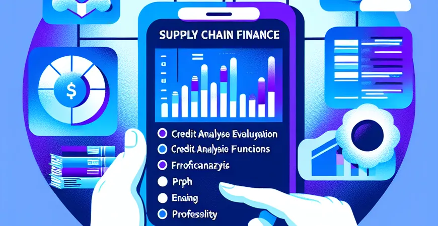  供应链金融评估：ERP数据功能的信用分析模型  